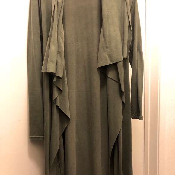 Windsor Green Long Cardigan Size Small - Picture 4 of 6